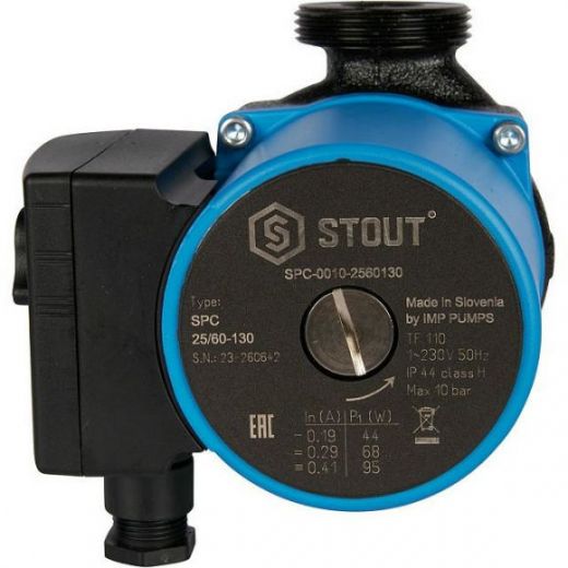 Насос циркуляционный 25/60-130 STOUT SPC-0010