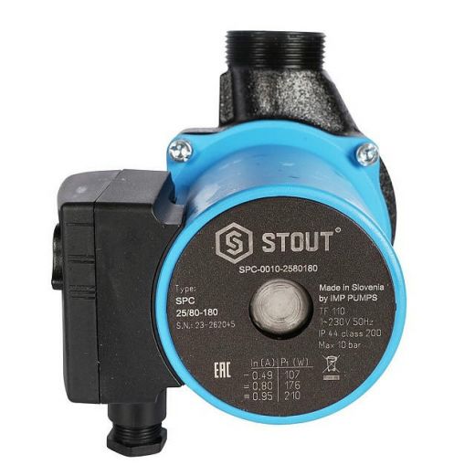 Насос циркуляционный 25/80-180 STOUT SPC-0010