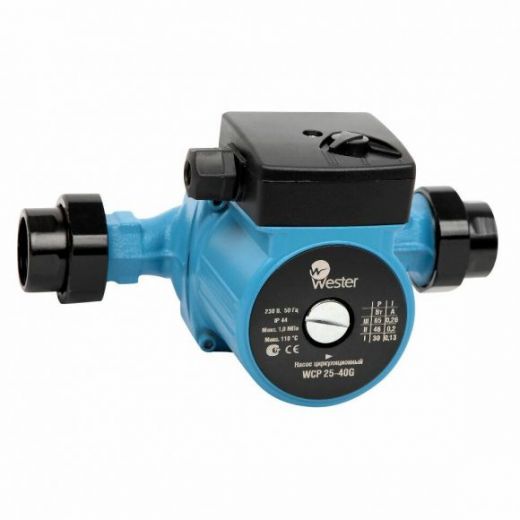 Насос циркуляционный WCP 25-40G с гайками Wester