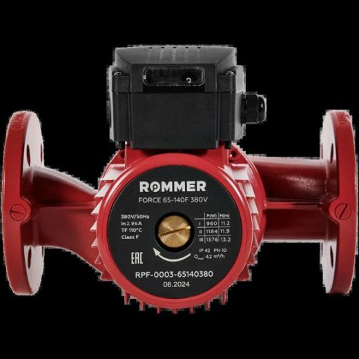 Насос циркуляционный FORCE фланцевый 65-140F 380 V ROMMER