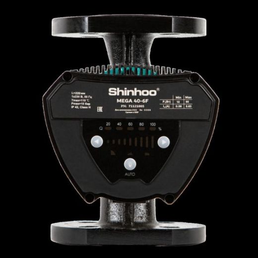 Насос циркуляционный Shinhoo MEGA 40-6F 220В