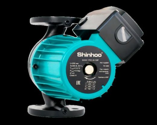 Насос циркуляционный Shinhoo BASIC PRO 32-12S с гайками