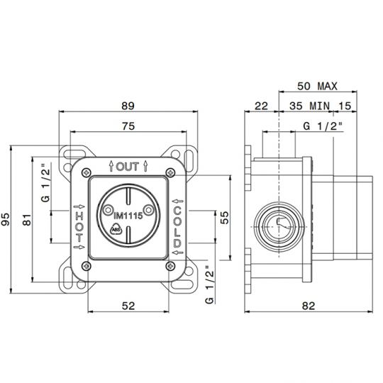 Встраиваемая часть Newform 10841.00.000 схема 2