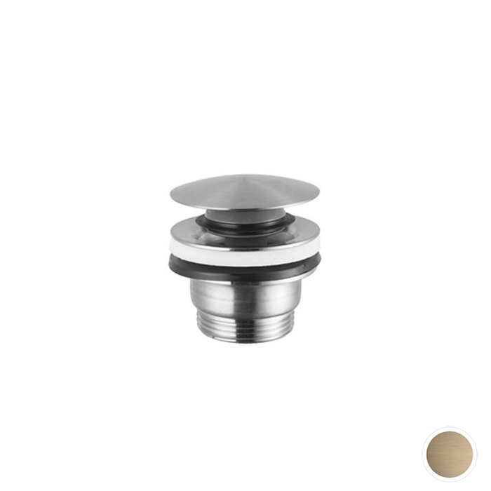 Донный клапан нажимной Newform X-STEEL 316 24686 для раковин с и без перелива ФОТО