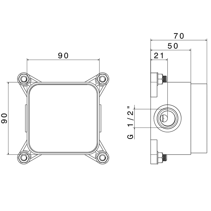 Встраиваемая часть напольного Newform 27819.00.000 ФОТО