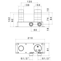 Внутренняя часть Newform Rama O 27855.00.000 схема 2