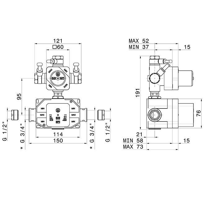 Внутренняя часть Newform Shower 31067.00.000 для 495e ФОТО