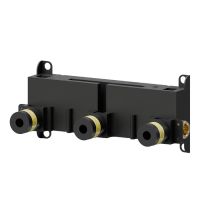 Внутренняя часть смесителей для умывальников настенного монтажа Newform 31079.00.000 с 3 отверстиями без донного клапана схема 1 Внутренняя часть смесителей для умывальников настенного монтажа Newform 31079.00.000 с 3 отверстиями без донного клапана схема 1