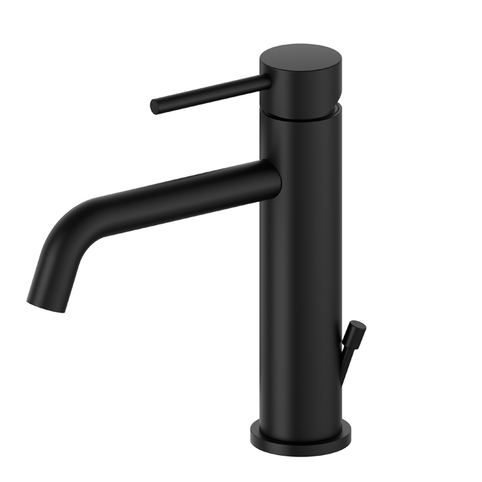 Смеситель для раковины Newform XT 4201 1 отверстие длинный излив с донным клапаном