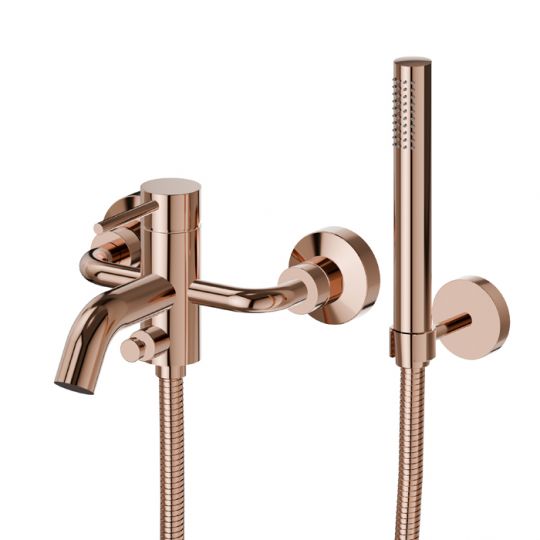 Смеситель для ванны Newform XT 4240C с ручным душем и гибким шлангом схема 5