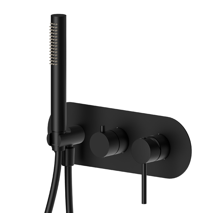 Смеситель встраиваемый для душа Newform XT 4269E с ручной лейкой 2 потока внешняя часть ФОТО