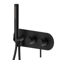 Смеситель встраиваемый для душа Newform XT 4269E с ручной лейкой 2 потока внешняя часть схема 2