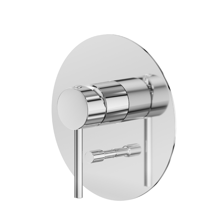 Смеситель для душа Newform XT 4270E встравиваемый с автопереключателем на 2 потока внешняя часть ФОТО