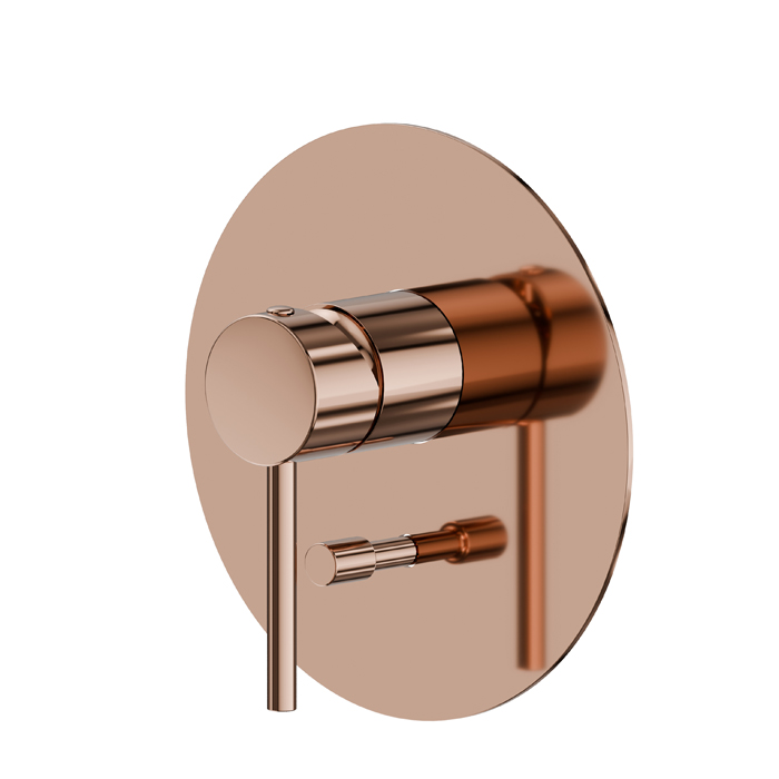 Смеситель для душа Newform XT 4270E встравиваемый с автопереключателем на 2 потока внешняя часть ФОТО