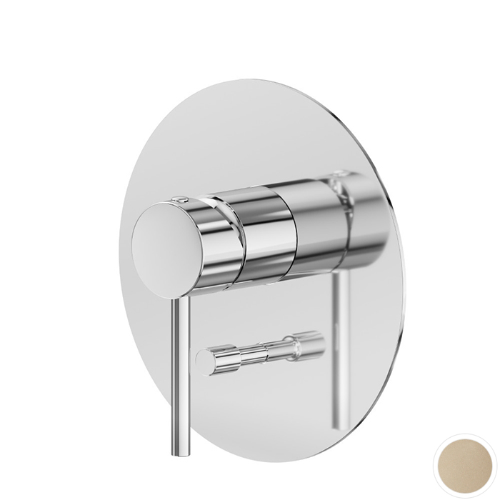 Смеситель для душа Newform XT 4270E встравиваемый с автопереключателем на 2 потока внешняя часть ФОТО