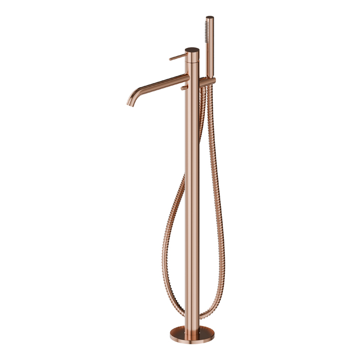 Смеситель для ванны Newform XT 4278E напольный с ручным душем внешняя часть ФОТО