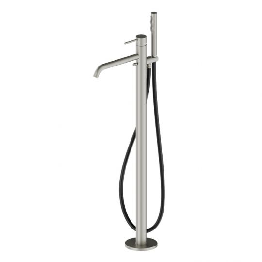 Смеситель для ванны Newform XT 4278E напольный с ручным душем внешняя часть схема 11