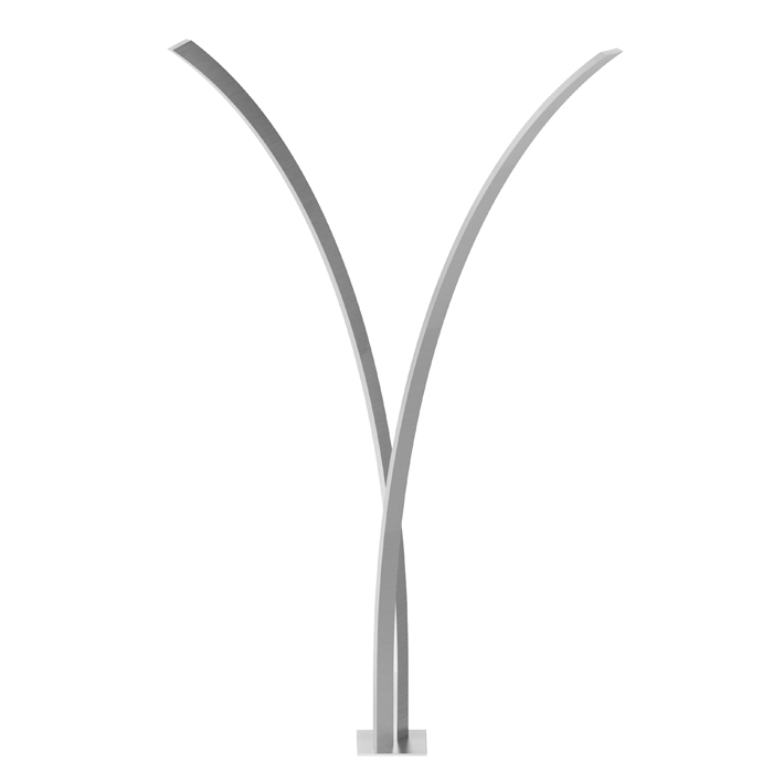 Изображение Душевая стойка Newform Outdoor 463EX.50.050 напольная двойная для внутреннего и наружнего применения внешняя часть