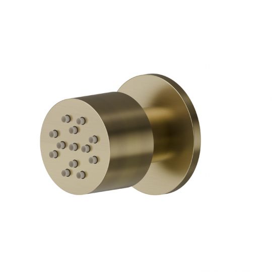 Форсунка с шарнирной боковой струей Newform Body Jets 553 с закругленной панелью схема 2