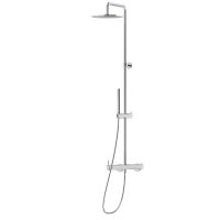 Душевая стойка Newform Shower 61167 с переключателем верхним и ручным душем схема 2