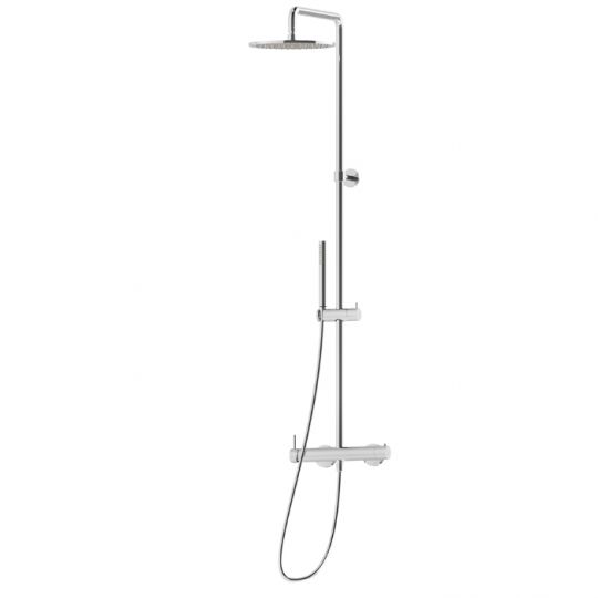 Душевая стойка Newform Shower 61167 с переключателем верхним и ручным душем схема 2