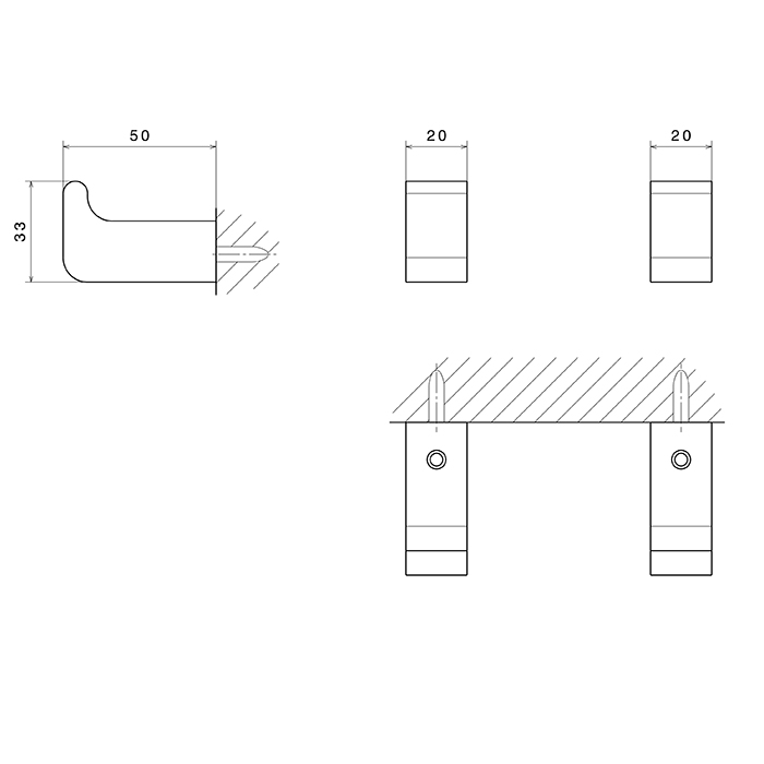 Крючок для халата Newform Accessori quadri 62922 ФОТО