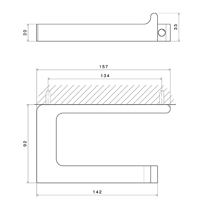 Держатель для бумаги Newform Accessori quadri DX 62923.21.018 подвесной ФОТО