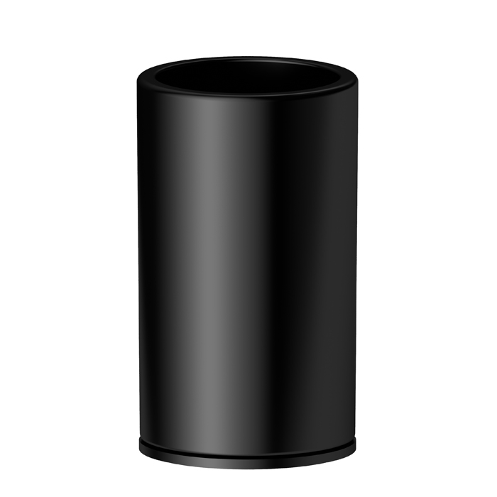 Изображение Стакан Newform Accessori tondi 67256.00.000 черная керамика