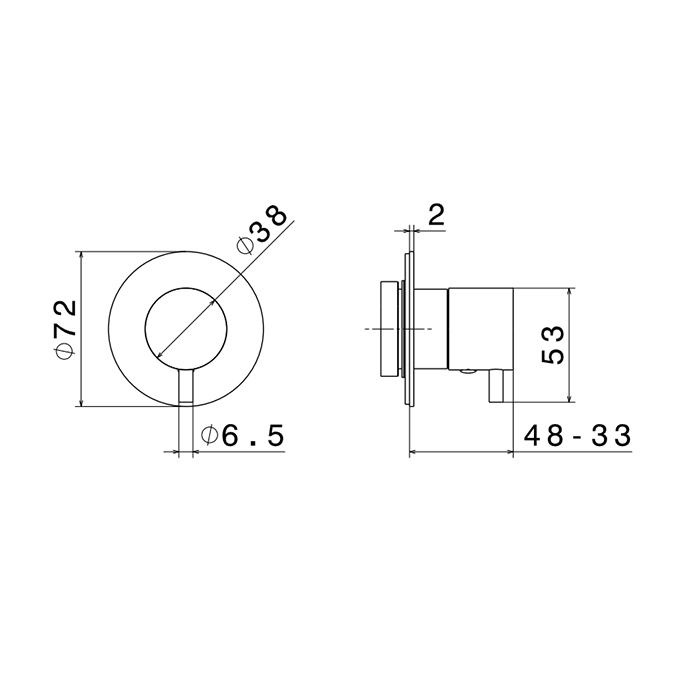 Смеситель для душа Newform XT 67606E.21.018 встраиваемый переключателязапорного вентиля ФОТО