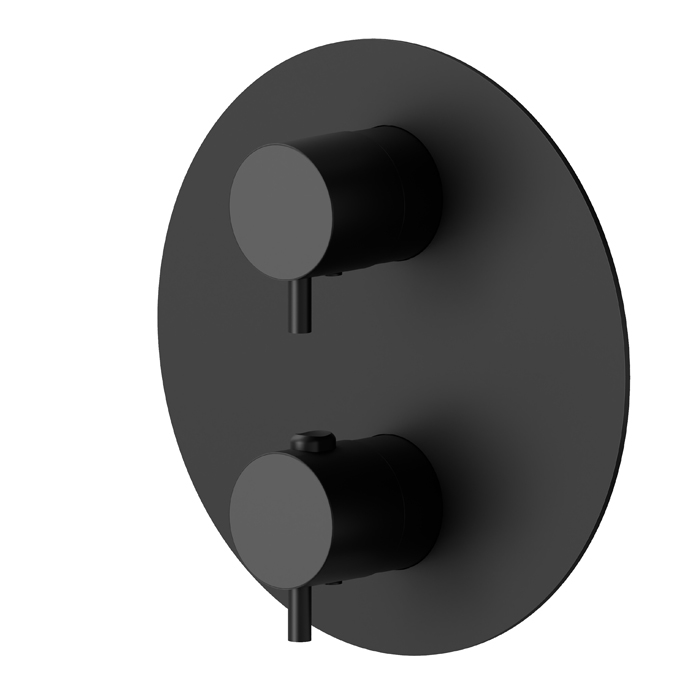 Изображение Смеситель для душа  термостатический Newform X-Way 67608E встраиваемый 4 потока внешняя часть