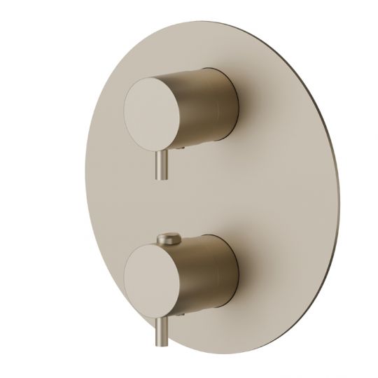 Смеситель для душа  термостатический Newform X-Way 67608E встраиваемый 4 потока внешняя часть схема 3