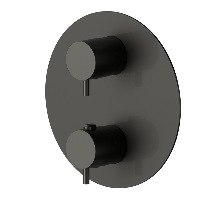 Смеситель для душа  термостатический Newform X-Way 67608E встраиваемый 4 потока внешняя часть ФОТО