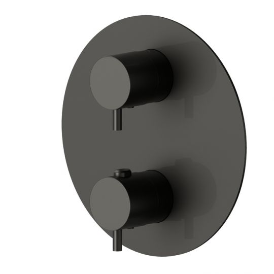 Смеситель для душа  термостатический Newform X-Way 67608E встраиваемый 4 потока внешняя часть схема 4