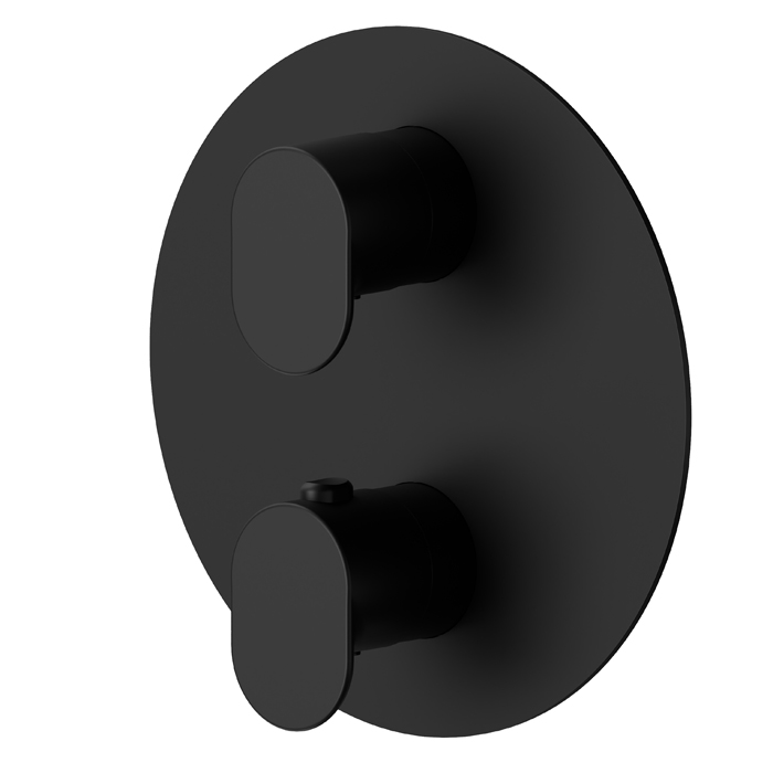 Изображение Смеситель для душа Newform Linfa II 67638E встраиваемый термостатический внешняя часть