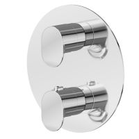 Смеситель для душа Newform Linfa II 67638E встраиваемый термостатический внешняя часть схема 2