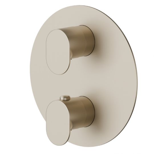 Смеситель для душа Newform Linfa II 67638E встраиваемый термостатический внешняя часть схема 4