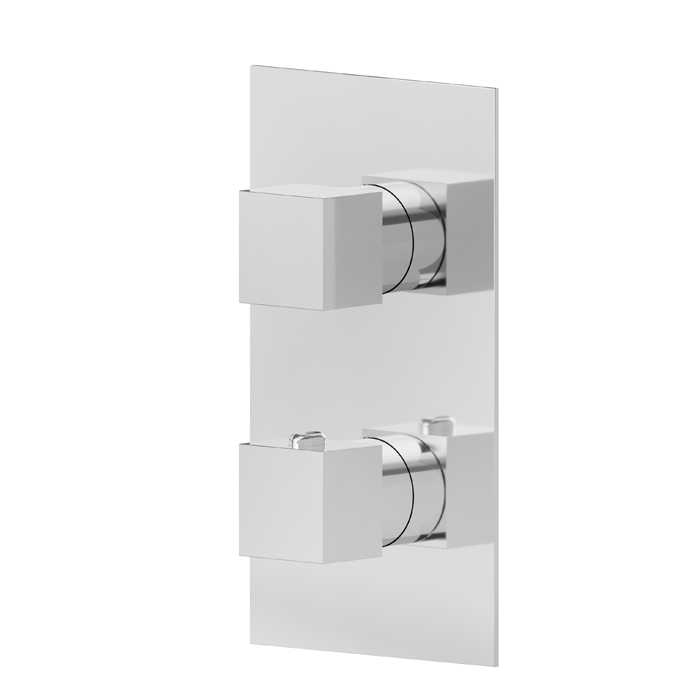 Встраиваемый термостатический смеситель для душа Newform Ergo Q 67648E внешняя часть ФОТО