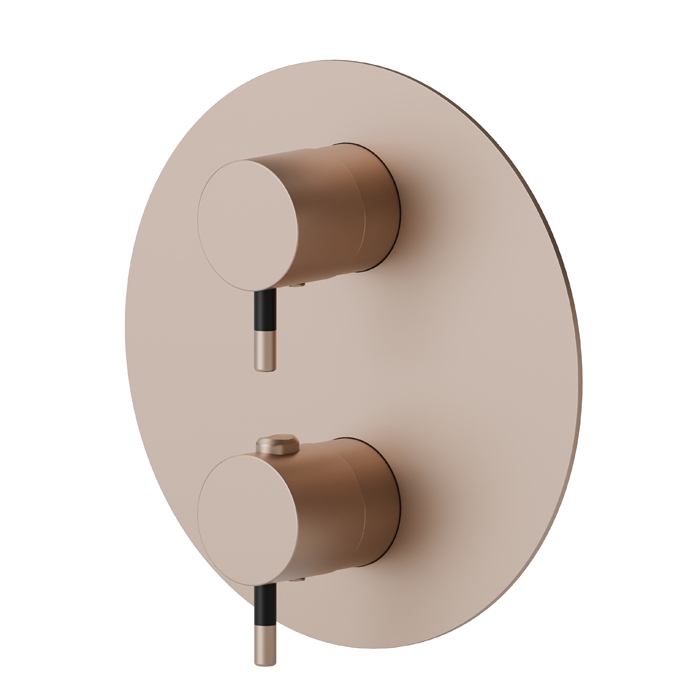 Изображение Смеситель для душа Rama Newform O 67688E.M2.072 встраиваемый термостатический внешняя часть