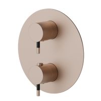 Смеситель для душа Rama Newform O 67688E.M2.072 встраиваемый термостатический внешняя часть схема 1