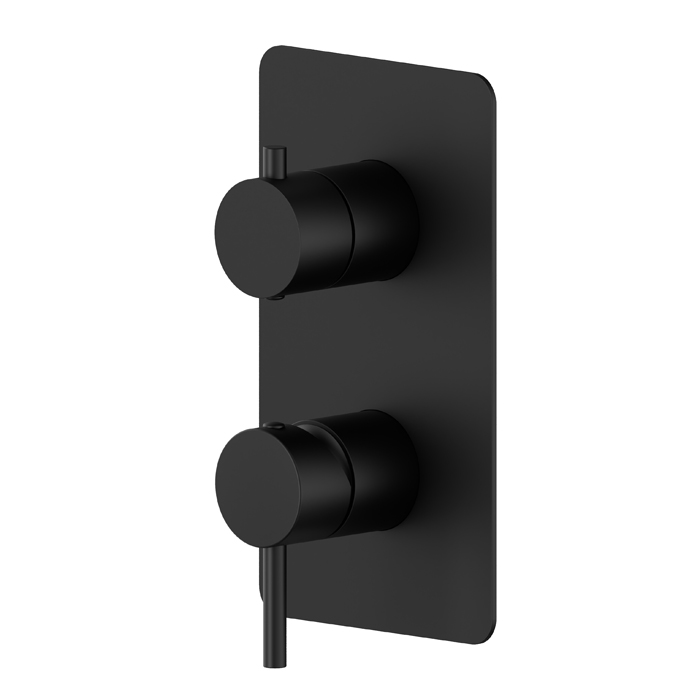 Смеситель для душа встраиваемый на 2 потока Newform X-Way 67693E внешняя часть