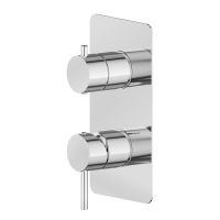 Смеситель для душа встраиваемый на 2 потока Newform X-Way 67693E внешняя часть схема 2