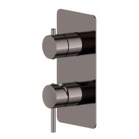 Смеситель для душа встраиваемый на 2 потока Newform X-Way 67693E внешняя часть схема 3