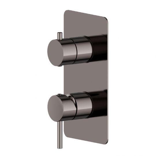 Смеситель для душа встраиваемый на 2 потока Newform X-Way 67693E внешняя часть схема 3