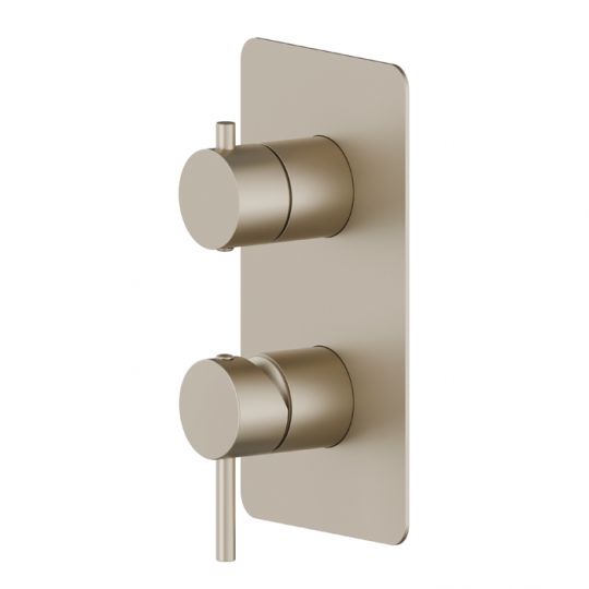 Смеситель для душа встраиваемый на 2 потока Newform X-Way 67693E внешняя часть схема 4