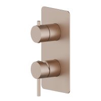 Смеситель для душа встраиваемый на 2 потока Newform X-Way 67693E внешняя часть схема 5