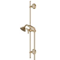 Душевой гарнитур штанга Newform Deluxe 68056.66.019 ручной душ шланг 150 см gold схема 1