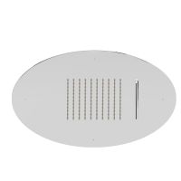 Верхний душ круглый Newform Head Showers 684 монтаж в потолок тропический душ каскад G1/2 схема 1