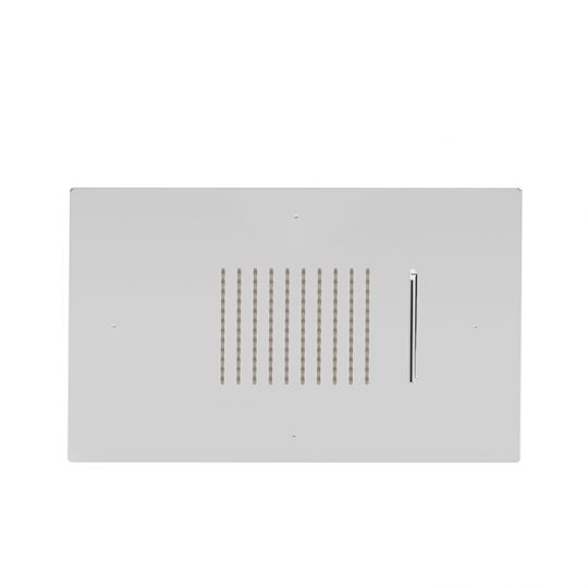 Верхний душ 40x40cм Newform Head Showers 685.01 потолочный скрытый дождь каскад схема 2