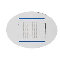 Верхний душ круглый 40 см Newform Head Showers 686 монтаж в потолок 3 источника LED подсветка G1/2 схема 1