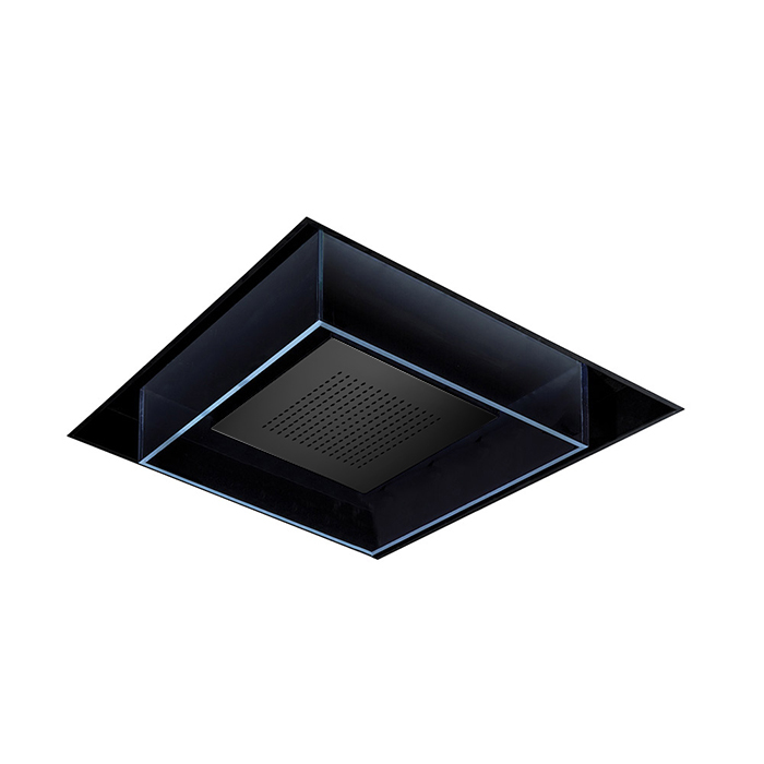 Потолочный верхний душ 74x74 см Newform Head Showers 688 скрытый с хромотерапией